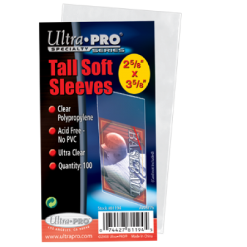 Ultra Pro Tall Soft Sleeves